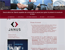 Tablet Screenshot of janusexecutives.com